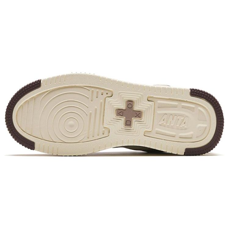 Anta Low Top Comfort Slip Resistant Breathable Sneakers Men Sneakers Dark-Gray Brown 912348001-1