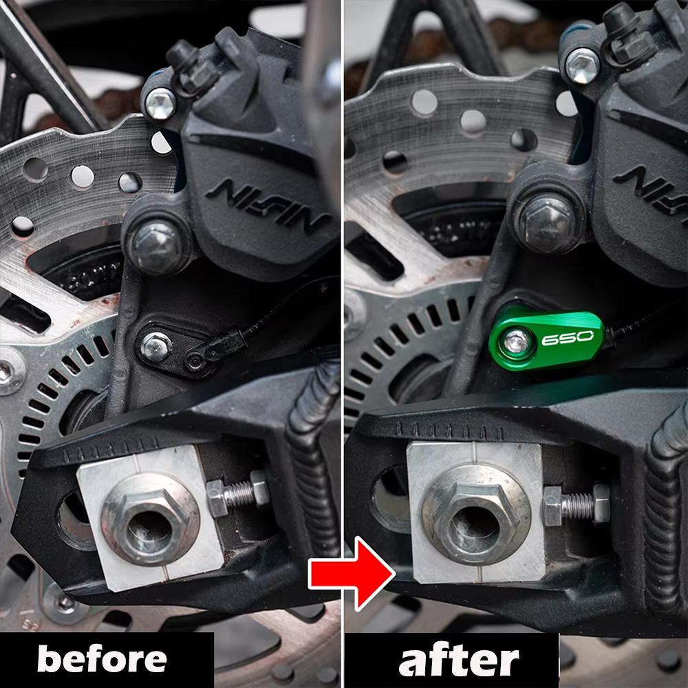 For KAWASAKI Z900 Z650 Z400 Ninja 650 400 NINJA650 Z 900 RS SE Motorcycle CNC Front Rear Wheel ABS Sensor Protection Guard Cover