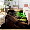 1pc Disney Star wars Yoda Pattern Carpet Area Rug Non-slip Carpet Hand Washable Floor Mat Suitable For Living Room Bedroom Home Decor Room D