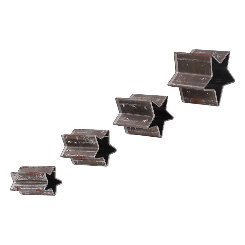 4 PCS with Storage Box Star Shape Leather Cutting Dies Set for DIY Handicrafts, Leather Bags, Belts