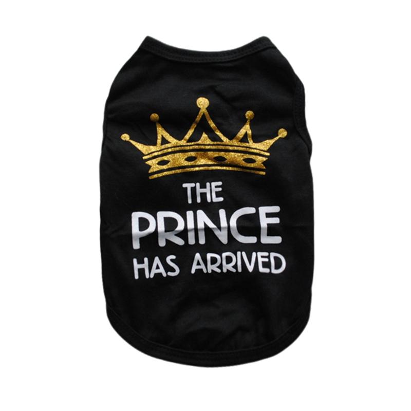 Pet Spring/Summer Vest Puppy T-Shirt Letter Print Princess Oblečení