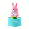 Adorable Pink Bunny Kitchen Timer Durable ABS,Magnetic Fridge Attachment,Cute Animal Design with Hour Minute Display,Ideal for Cooking Study Reminders