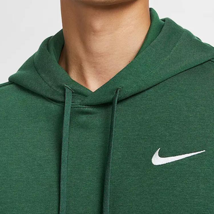 Nike Logo Hooded Comfortable Casual Sports Long Sleeve Sweatshirt Men sweatshirt Canyon-Green White HF1177-341