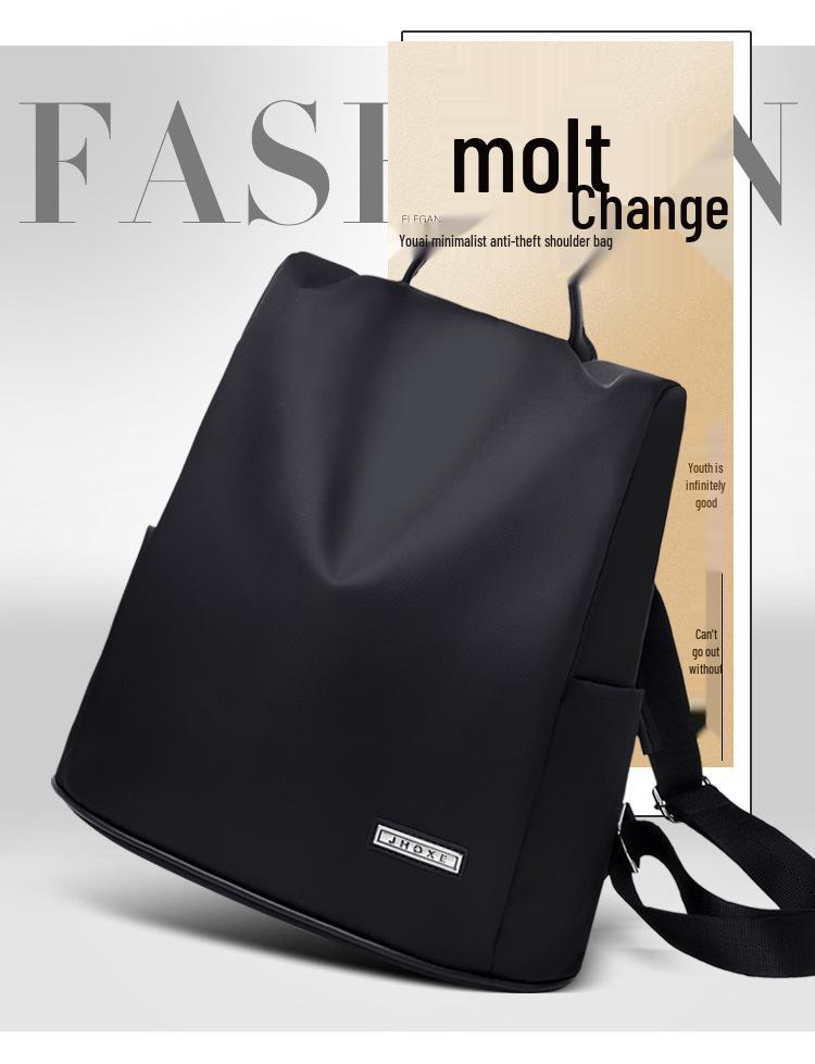 2024 Trendy Korean-Style Versatile Women's Soft Leather Backpack