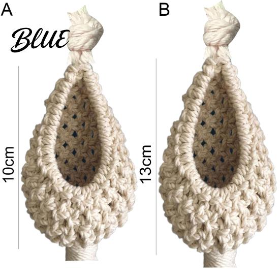 Tapestry Hanging Basket Living Room Flower Planter Landscaping Cotton Pineapple Shape Macrame for Net Bag