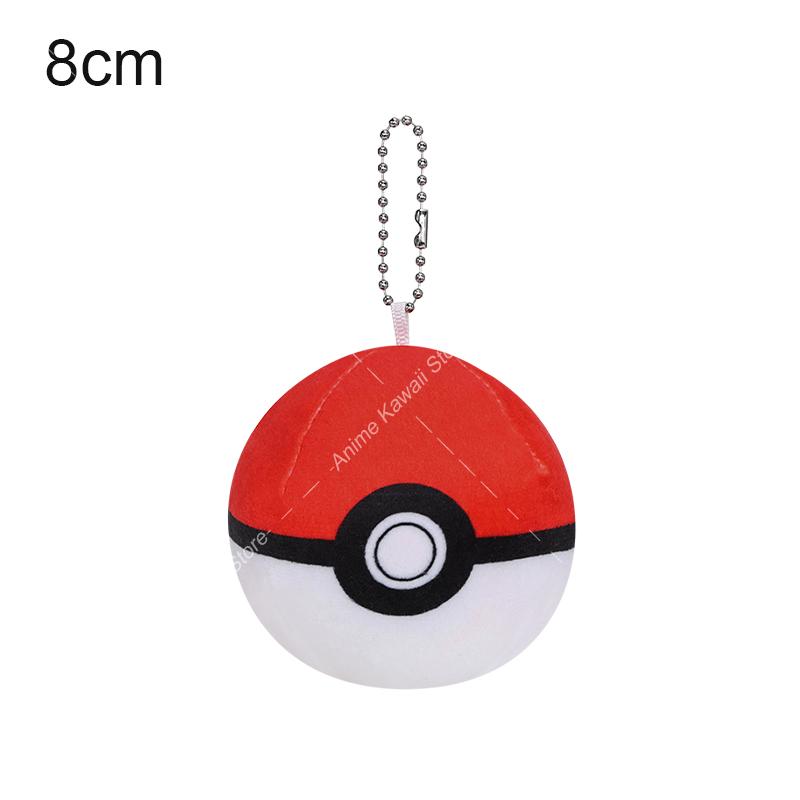 Pokeball Plush Great Ultra Premier Ball Strange Ball Soft Anime Stuffed Toys Pocket Monster Pendant Doll