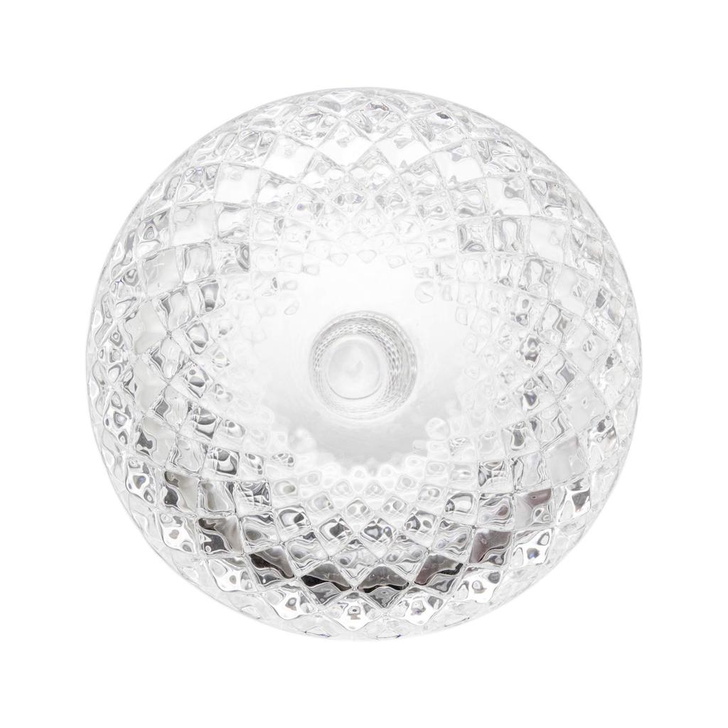 Aoyama Glass Vulcan Glass Small Bowl with Lid, Storage Container, Canister (with Lid), 11cm, AMG-CA-P703