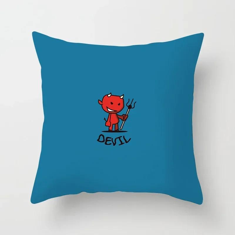 Inspirational Phrases Double-sided Printed Pillow Cover Short Plush Suitable Living Rooms Bedrooms Sofas Throw Cushion Cover
