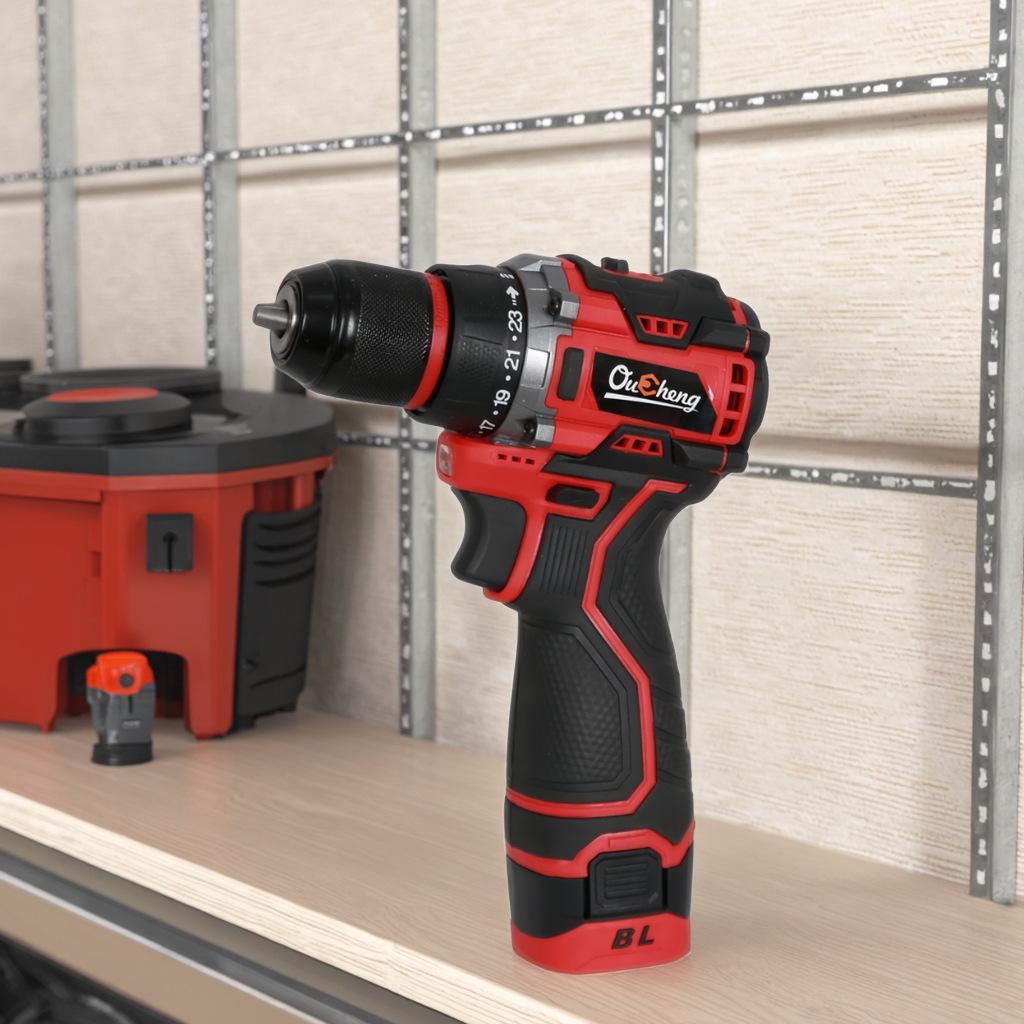16.8V Brushless Multifunctional Electric Drill & Screwdriver with Lithium Battery