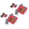 2PCS/Set Cute Christmas Elk Wine Bottle Cover Champagne Bottle Knitting Sweater for Party