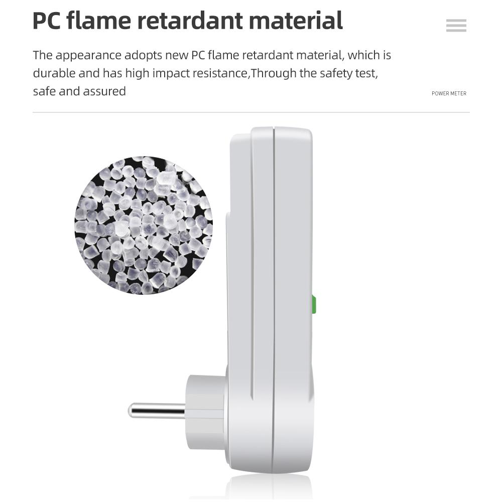 Digital Power Meter LCD Backlight Energy Meter Wattmeter Wattage Electricity Kwh  Outlet Power Analyzer EU US UK AU FR Plug