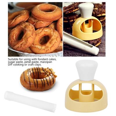 1PC Donut Maker Cutter Mold Set with Dipping Plier Perfect for Home Baking Party Desserts Doughnut DIY Cooking Cake with Kids