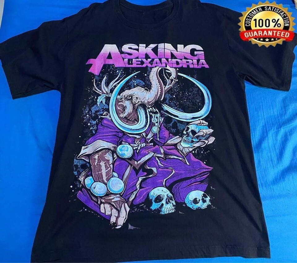 

Hot Asking Alexandria Band Black T-Shirt Cotton Unisex S-4XL BO165 Unisex T-Shirt XXL