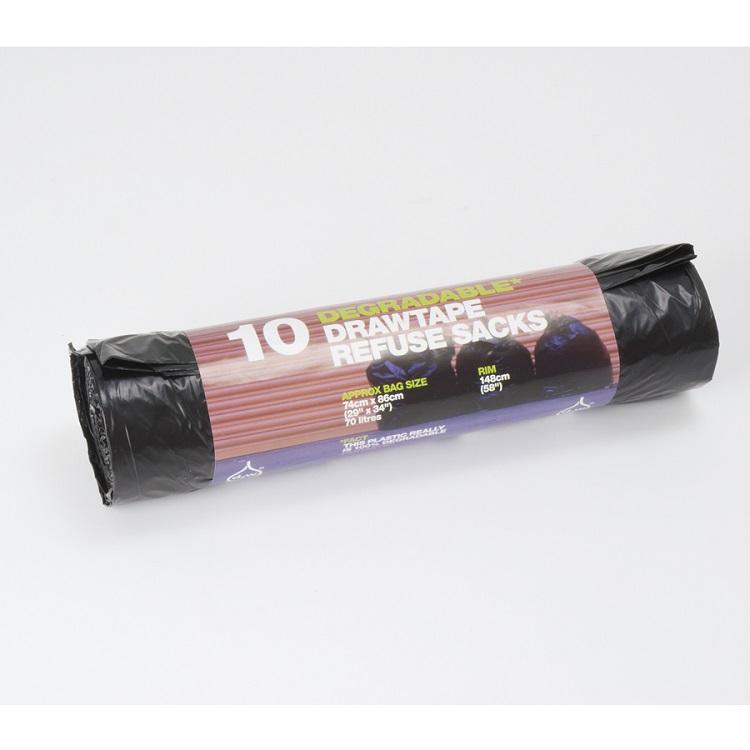 Tuffy Sack Degradable Drawtape 10 Roll