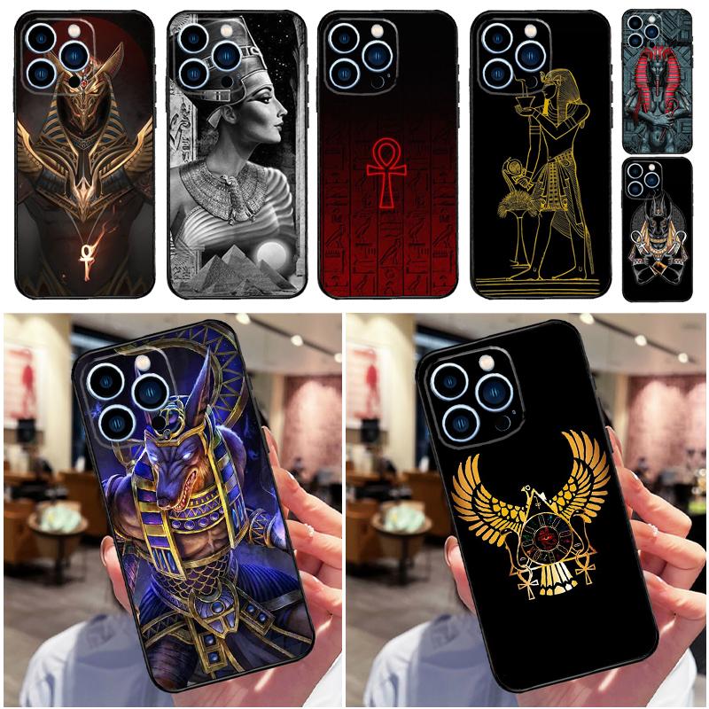 

Чехол для телефона «Египет Нефертити Анубис Анх» для iPhone 14 12 11 13 Pro Max, чехол для iPhone 13 Mini X XS Max XR 8 7 SE Coque iPhone 12Pro MAX