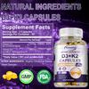Rich in a blend of vitamin D3 and vitamin K2, it boosts immunity, is suitable for adults, and is vegan.