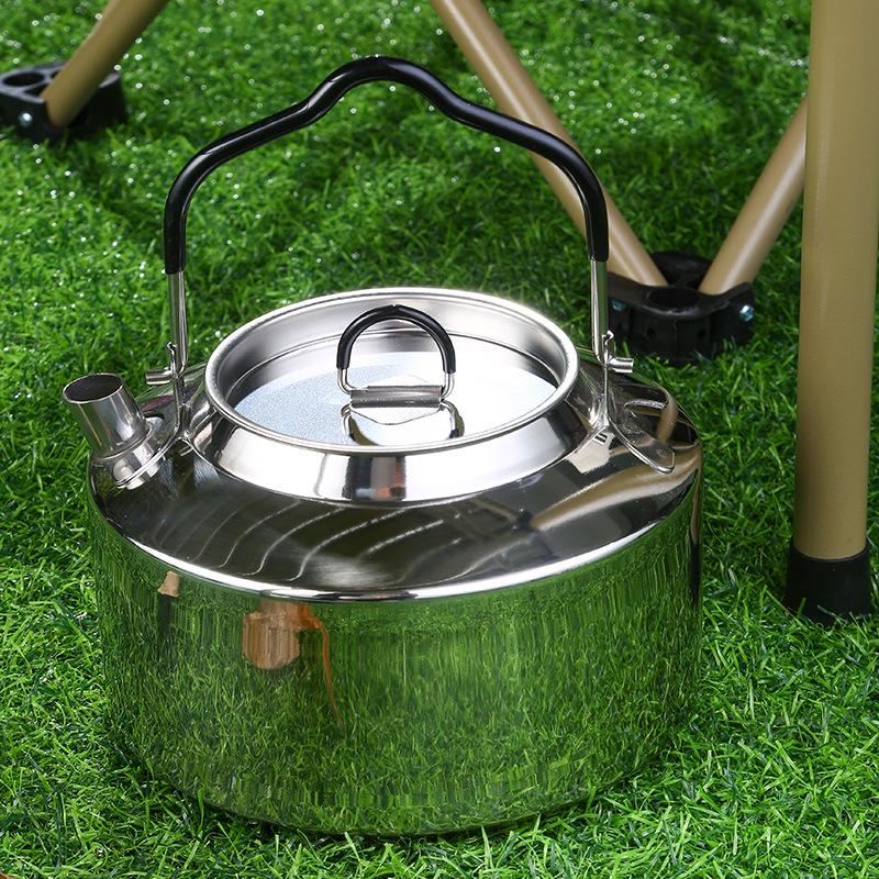 316 Stainless Steel Outdoor Camping Kettle for Tea Making