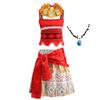 Nyeste Film Prinsesse Moana 2 Kjole Piger Cosplay Vaiana Karneval Fest Hav Eventyr Kostume Børn Festtøj Outfit
