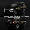 1/32 MITSUBISHI PAJERO Alloy Toy SUV Car Simulation Model Diecast Rubber Opony 6 Drzwi Can Opened Toy Vehicle Prezenty dla Dzieci