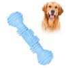 TPR Made Dumbbell Dog Chew Toy Bite Tough Puppy Teeth Cleaning Toy Pet Chew Stick  Teeth Cleaning