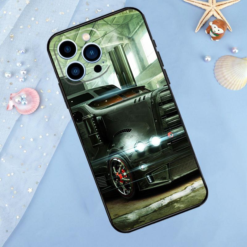 Cool Heavy Truck Car Case For iPhone 17 Pro Max 16 15 14 12 11 13 Pro Max Plus 12 13 Mini 16e 17 Air Back Cover