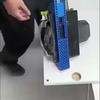Linear motion guide rail for circular saw, adjustable base guide rail with clamp, compatible with 3-1/2 to 7-inch circular saw