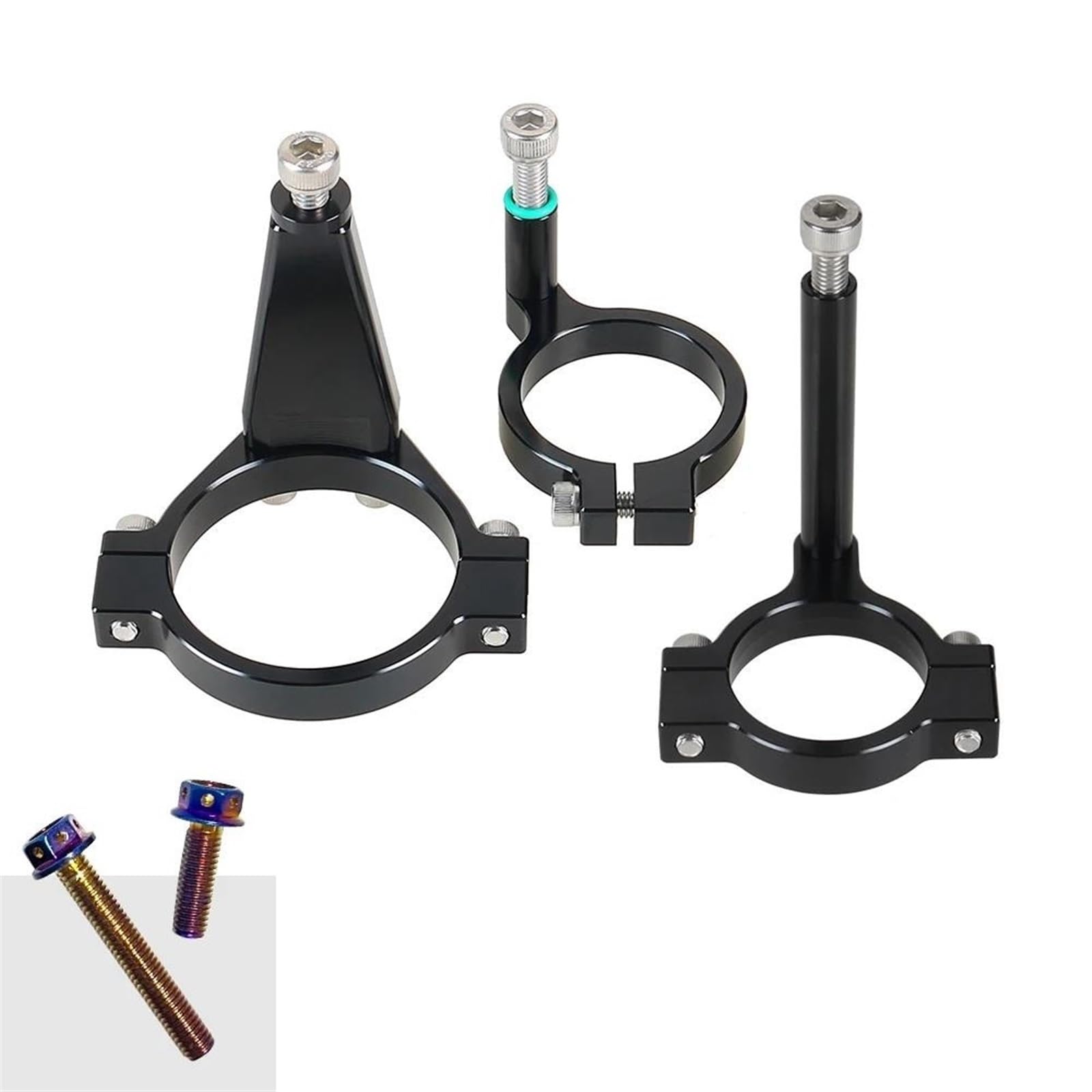 Steering Damper Linear Reversing Motorcycle Stabilizer Damper Steering Mount Bracket One size