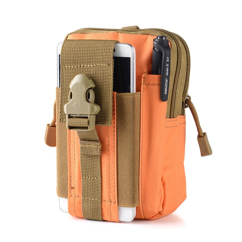 Venkovní sportovní multifunkční taška na příslušenství s velkou kapacitou, závěsná taška na mobilní telefon, taktická ledvinka