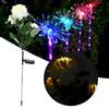 Outside Solar Landscape Yard Lamp Garden Lawn Flower Shape LED Light Decoration