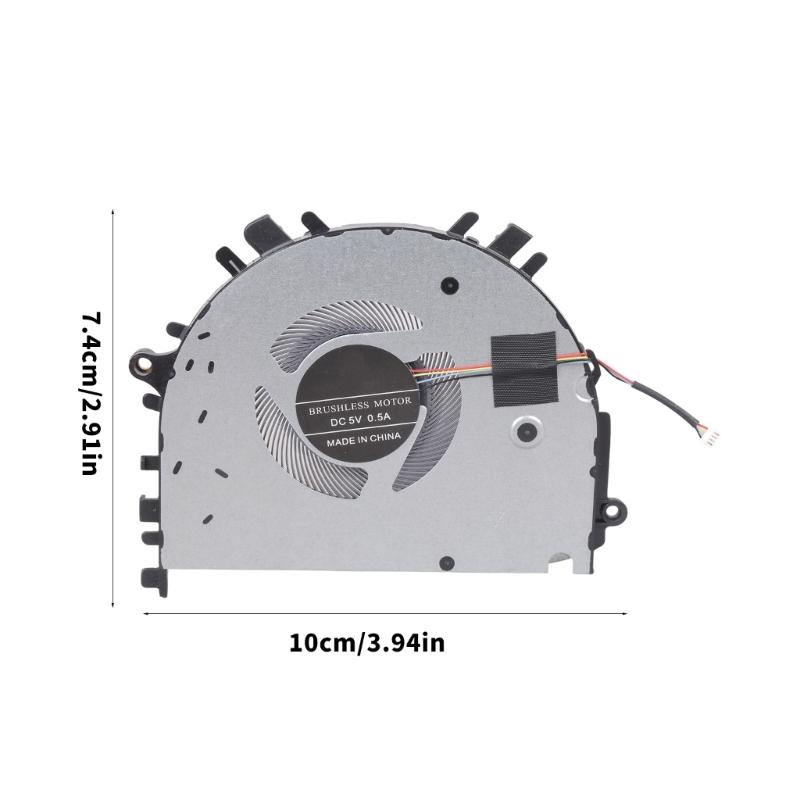 CPU Fan Laptops Cooling Fan DC5V 0.45A 4Pin 4wires Coolers Fan for MateBook D14 2020 Laptops Part