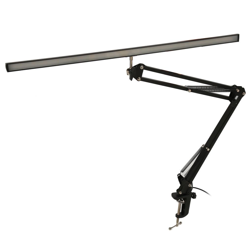 LED Beauty Lamp with Clamp Clip On Desk Lighting Swing Arm   Brightness Salon Lamp for Makeup Tattoo Eyebrow Reading