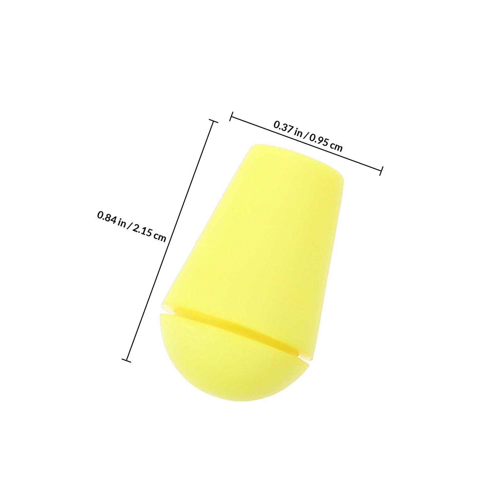 

100Pcs Plastic Drawstring Cord Locks Stopper Rope Ends for Hoodies Sweaters Coats Hats Clothing DIY Craft Tailor Shop Home Use жёлтый