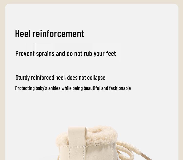 Cozy Infant Boots - Warm Autumn/Winter Footwear for Boys & Girls, Versatile Korean Style Walker Shoes.