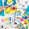 Crayola Baby Shark Mess-Free Color Wonder Pages Coloring Book, a great gift or Christmas present for toddlers.