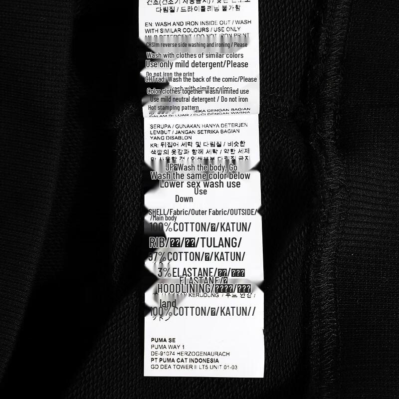 Puma Męska bluza z kapturem podszyta bawełnianym polarem