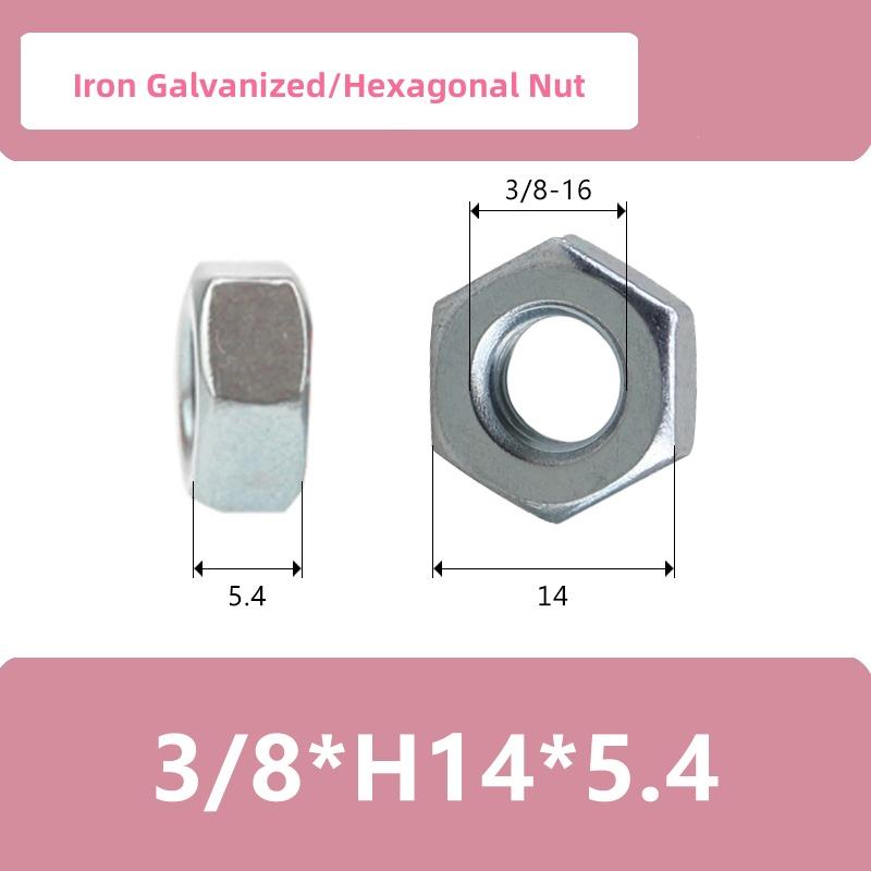 

1PCS Stianless Steel 3/8 Male to 1/4 Female Thread Adapter Nut For Camera Stand Tripod