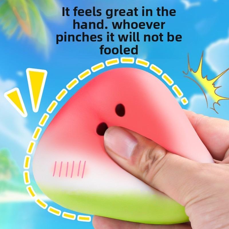 Squishy Watermelon Fidget Toy Anti-Stress Slow Rising Fruit Pinch Squeeze Stress Reliever Funny Pressure Reducer Prop