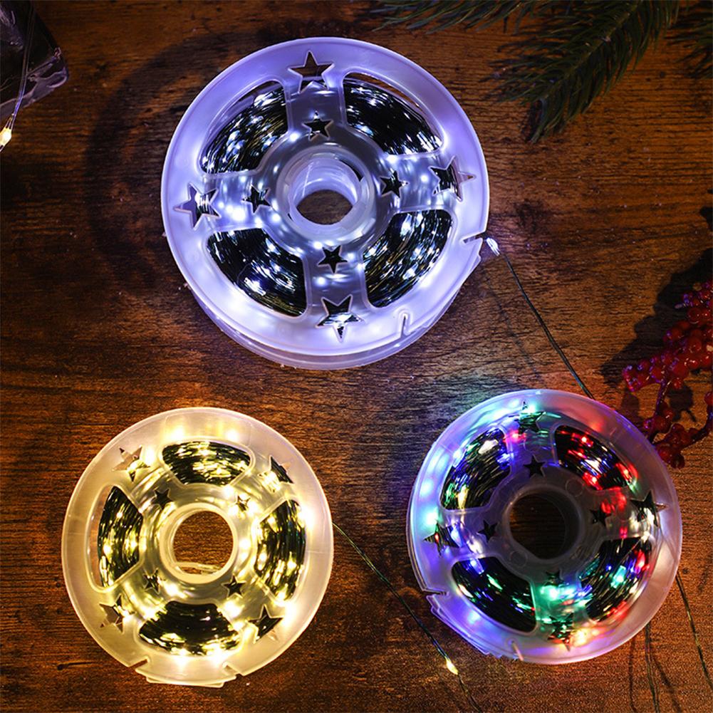 10M/20M LED USB/Battery Copper Fairy Lights Christmas Garland Remote Control String Lamp For Wedding Party Camping Home Dec