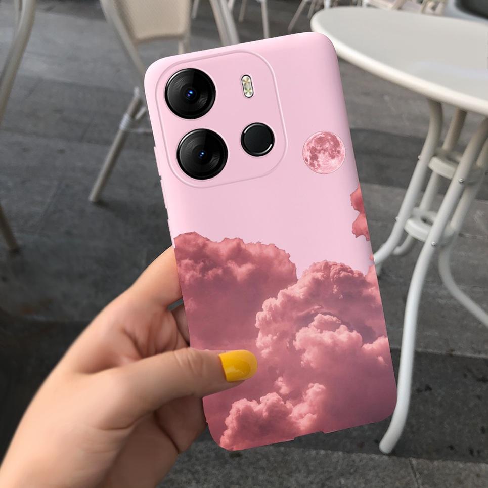 For Cover Tecno Pop 7 Pro Case Astronaut Dragon Silicone TPU Soft Back Cover Cases for Tecno Pop7 Pro BF7 Shockproof Bumper Capa