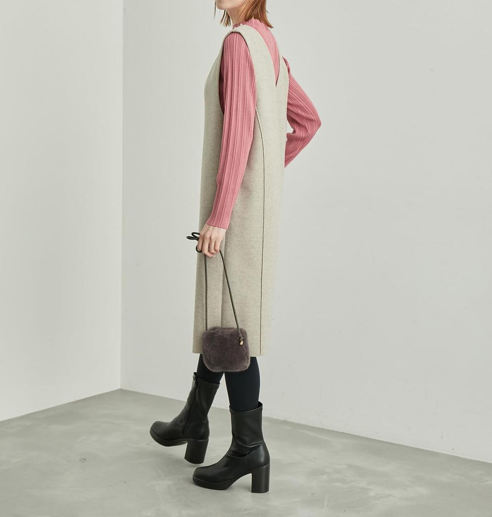 ROPE PICNIC Pearl Knit Pullover Pink 38 Women's Sweater, (63)
