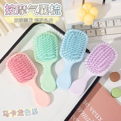 1 Stück Mini Entwirrbürsten Massagebürste Antistatisch Luftkissen Haarkamm Nass und Trocken Tragbare Haarbürste Salon Styling Zubehör