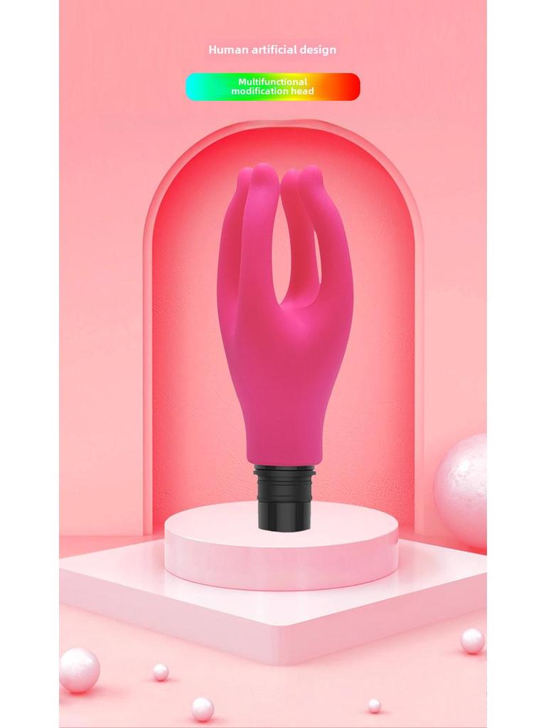 Modified Fascia Gun Head: Silicone Hand-Grasping Massager for Girls, Multi-Functional and Fun.
