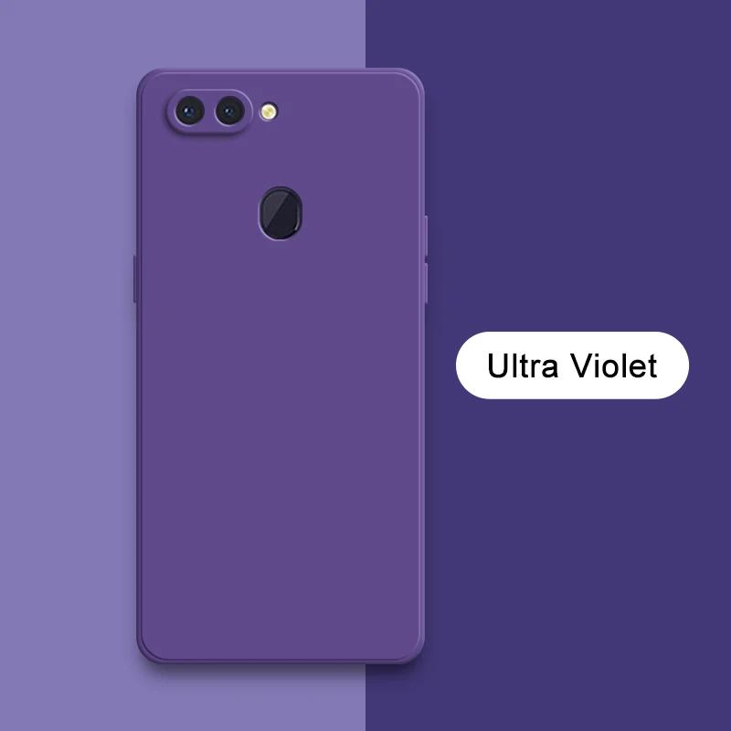 Cellulare Oppo 5g Custodia Morbida In Silicone TPU Per OPPO Reno4 5G - Colore Erba Viola, Protezione Antiurto Cover Protezione Graffi
