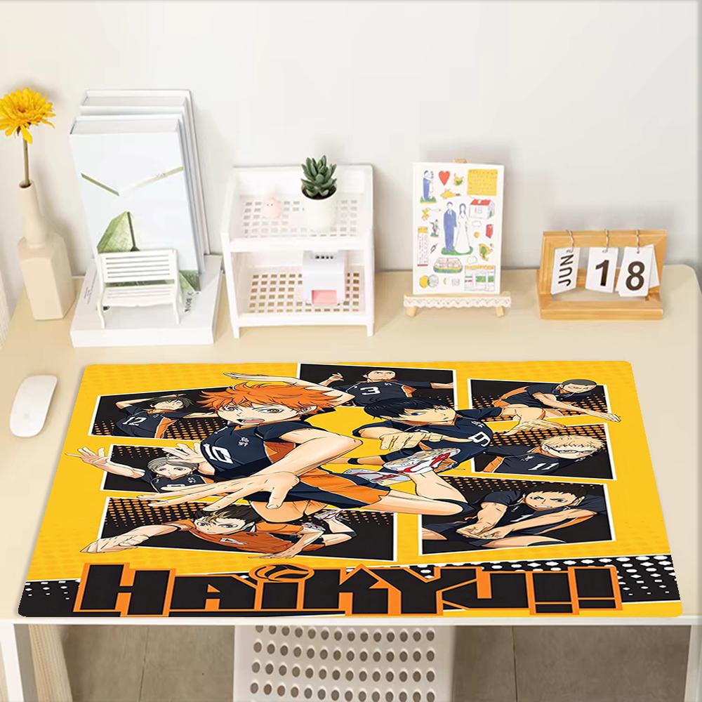 Haikyu Theme Mouse Pad, Non Slip Rubber Base, Multifunctional Office & Home Decor, Perfect for Workspace Personalization.