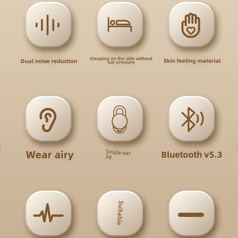 Sleep Headphones New Side Sleep Thin Wireless Bluetooth Mini Compact Long Battery Life