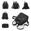 Oxford Cloth Simple Luxury Backpack Small Pack Retro Backpack Solid Color Shoulder Bag  Students