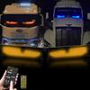 Led Eyes For Truck LED Sign Matrix Pixel Panel Scrolling Bright Signboard Flexible USB LED Car Sign Bluetooth App DIY Control
