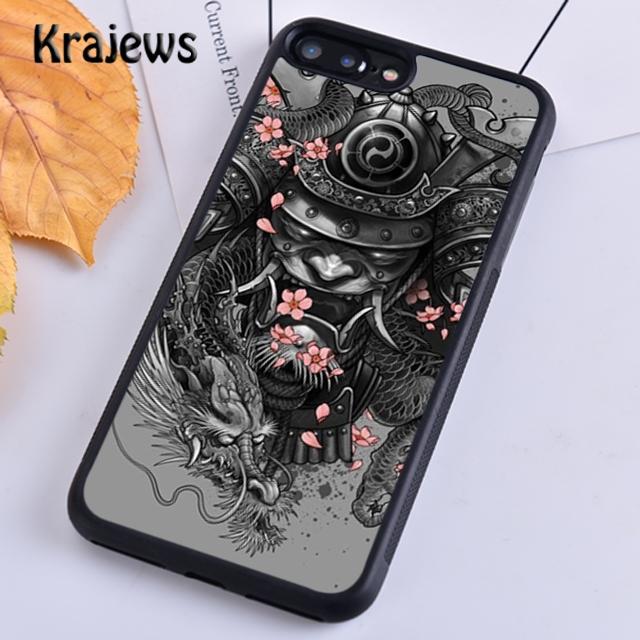 Krajews Japanese Hannya Mask Phone Case Cover For iPhone 17 Air 16 15 14 plus 12 13 pro max coque Shell Fundas