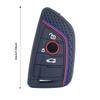 Silicone Car Key Case Cover with Keychain Compatible for BMW X1 X2 X3 X4 X5 X6 X7 1 2 3 4 5 6 7 Series G20 G30 G11 F15 F16 F48
