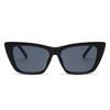 Women Cat Eye Sun Glasses Fashion Square Sunglasses High Quality Minimalist Jelly Color Design Eyewear Uv400